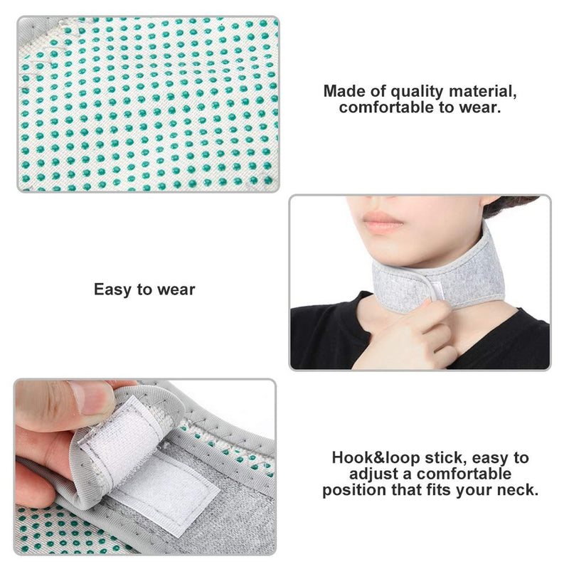 Neck Braces, Tourmaline Guard Neck Belt Self-heating Support Collar Magnetic Therapy Wrap for Neck Stiff Pain Relief Headache Migraines Rheumatoid and Osteoarthritis - NewNest Australia