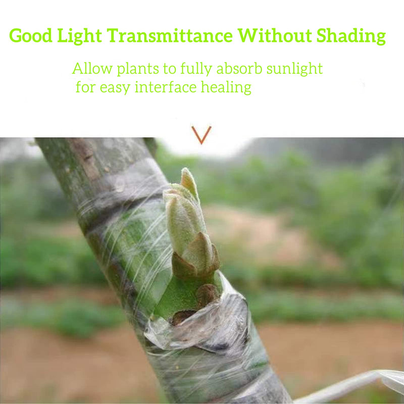 2 PCS Garden Grafting Tape Plant Repair Tapes 3cm Grafting Film,Stretchable Self-Grafting Clear Film for Fruit,Floral,Tree and Plants Grafting Film Tool - NewNest Australia