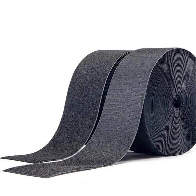 1 Inch Wide 33 Ft Long Sew on Hook and Loop Strips Fastening Nylon Fabric Tape Non-Adhesive Back Nylon Strips Fabric Fastener Industrial Strength Interlocking Tape - NewNest Australia
