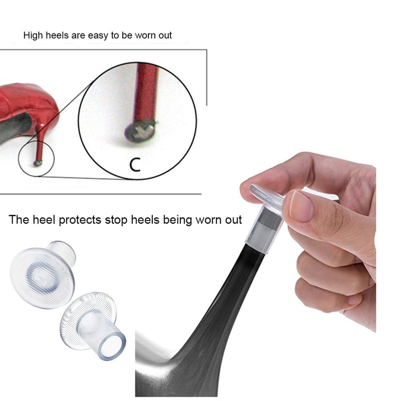 OOTSR (6 Pairs) High Heel Protectors, 3 Sizes Shoe Heel Savers for Weddings & Outdoor Events Protecting Shoe Heels, Stop Sinking at Grass/Gravel/Bricks and Cracks - NewNest Australia