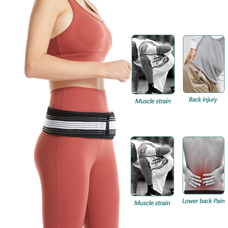 SI Joint Hip Sacroiliac Belt for Women and Men- Alleviates Sciatic, Pelvic, Lower Back, Leg and Sacral Nerve Pain Caused by Si Joint Dysfunction- Breathable Anti-Slip-Stabilizing Compression - NewNest Australia