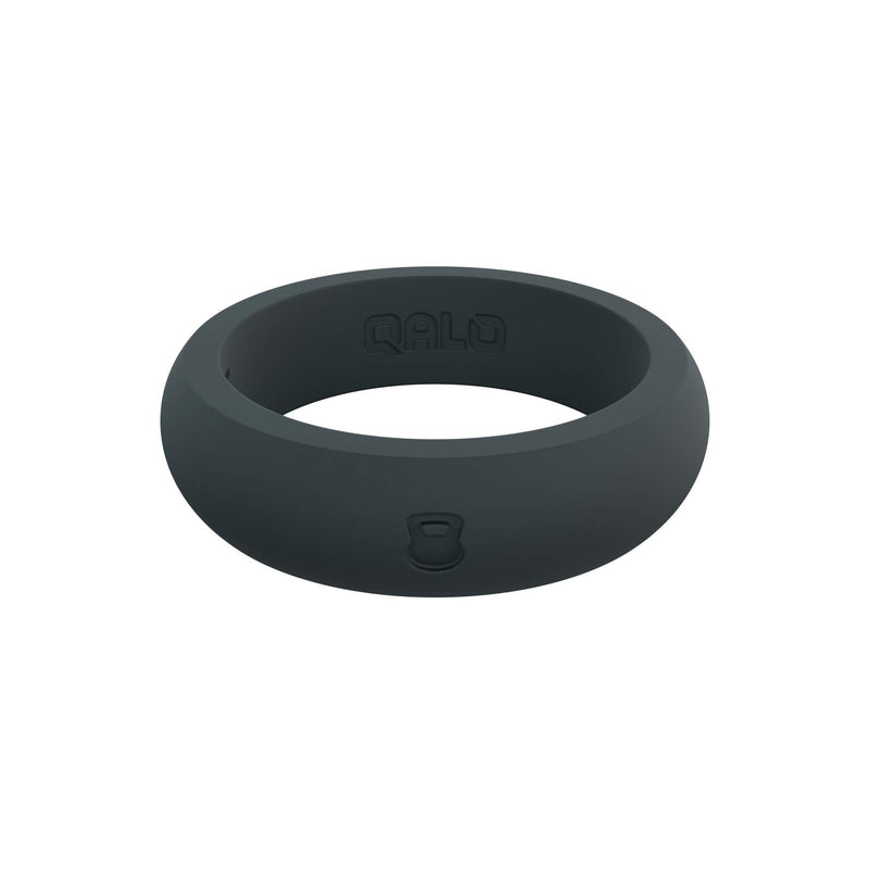 QALO Women's Classic Silicone Ring Collection Slate Grey 8 - NewNest Australia