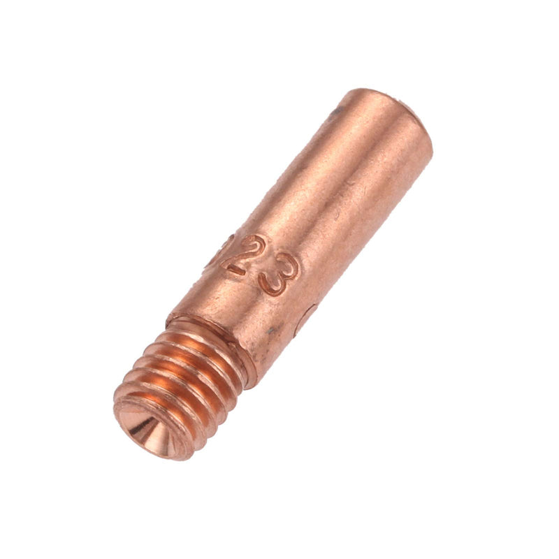 Mig Welding Gun Kit 0.023" for Lincoln Magnum 100L Tweco Mini/#1 Mig Guns: 20pcs Contact Tips 11-23 0.023" + 2pcs Gas Nozzles 21-50 1/2" + 2pcs Welding Diffuser 35-50 (Pack of 24) - NewNest Australia