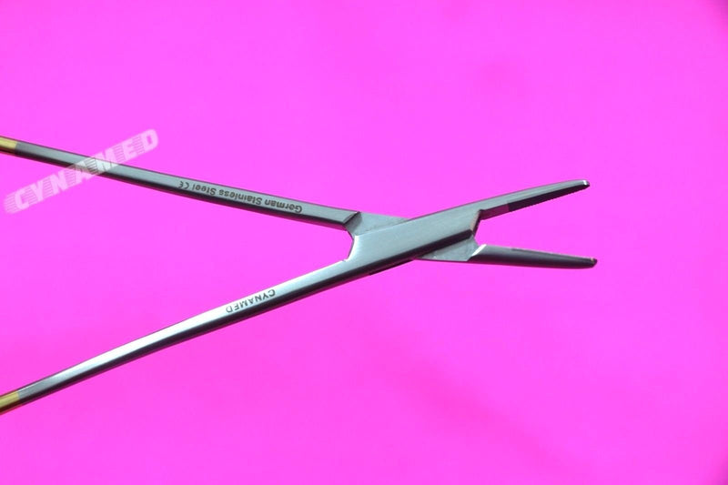 German Stainless Delicate Tc Mayo Hegar Needle Holder Driver 6 inch with Tungsten Carbide Inserts - NewNest Australia