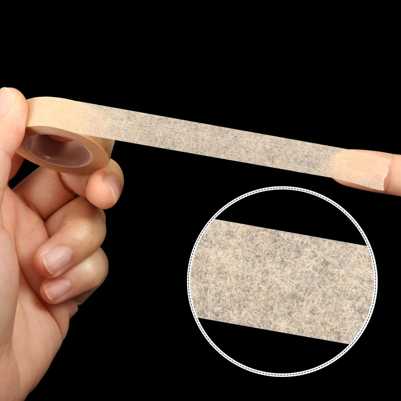 6 Rolls Micropore Tape Flexible Skin Tape Breathable Nose Tape Self-Adhesive Gauze Tape for Wound Injuries Swelling Sports, 0.5 Inch x 10 Yard (Beige) Beige - NewNest Australia