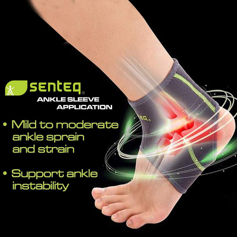 Ankle Brace Men and Women Compression Support for Sprained Ankles Jogging and Running - Elastic Neoprene Slim Fit for Runners Foot and Ankle Stabilizer - Plantar Fasciitisstic Walk Support 2X-Large (Pack of 1) - NewNest Australia