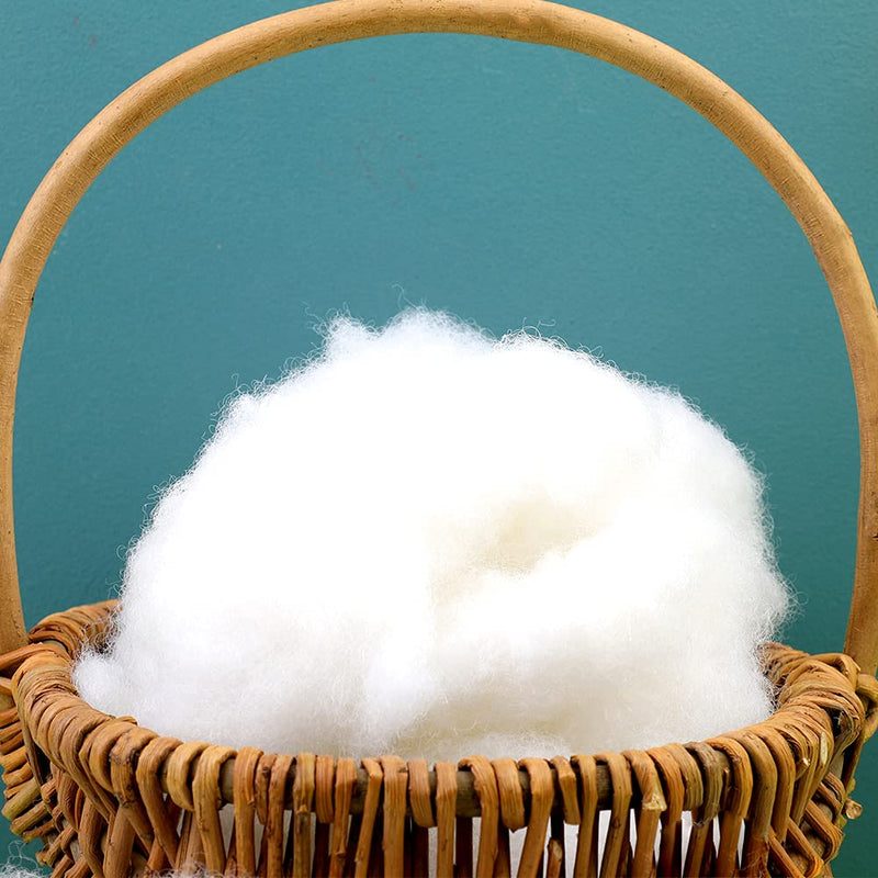 150g Polyester Fill, Premium Polyester Fiberfill, Recycled Polyester Fiber, High Resilience Stuffing for Pillow Filling, Dolls DIY, and Home Decoration Projects 5.29oz - NewNest Australia
