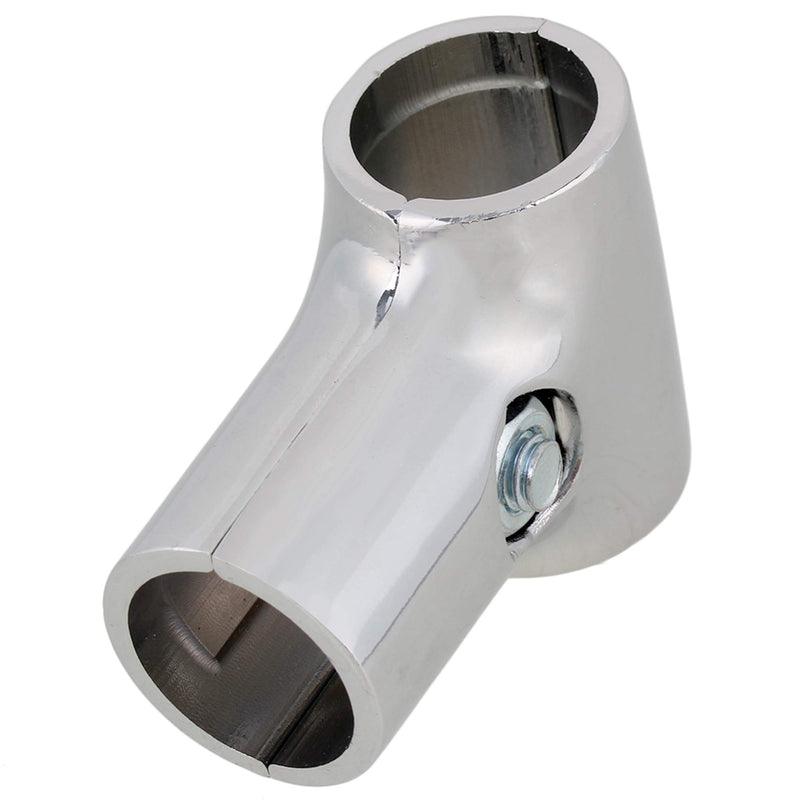 Silver Tee Connector Pipe Fitting Connector for 25mm Pipe Shelf Storage Rack - NewNest Australia