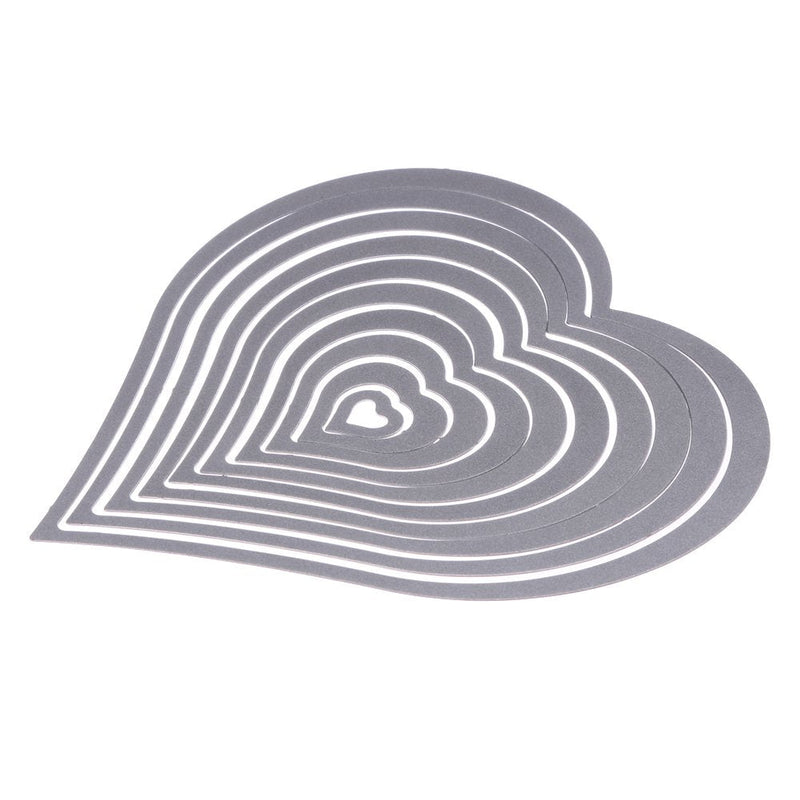 Metal Die Cutting Dies for DIY Scrapbooking Photo Album Decorative Embossing Folder Stencil 10PackCutting-heart - NewNest Australia