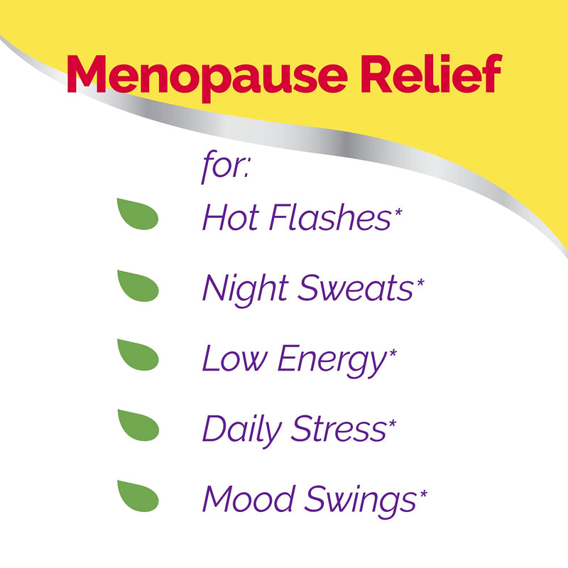 Estroven Stress Relief & Energy Boost for Menopause Relief, Helps Reduce Hot Flashes and Night Sweats, Stress Management Support*, 28 Count 28 Count (Pack of 1) - NewNest Australia