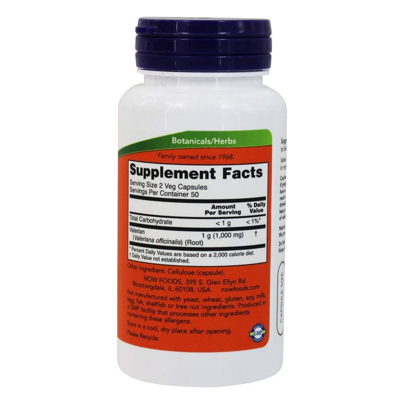 NOW Foods Valerian Root 500 mg,100 Count 100 Count (Pack of 1) Standard Packaging - NewNest Australia