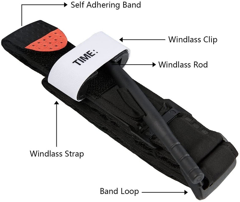 Tactical Tourniquet - Combat Military Medical Emergency Hiking Application, First Aid Medical Supplies, Rapid One Hand Application Pre-Hospital Life Saving Equipment (2) 2 - NewNest Australia