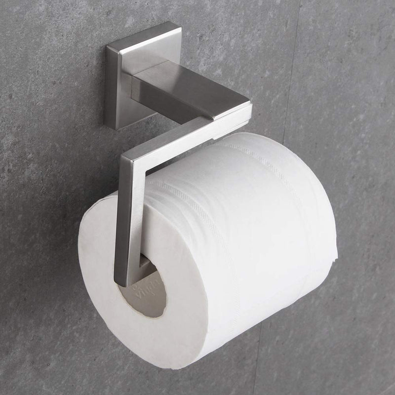 BEIGEEWY Bathroom Toilet Paper Roll Holder SUS 304 Stainless Steel Paper Towel Dispenser Tissue Hanger Wall Mounted Brushed Finish - NewNest Australia