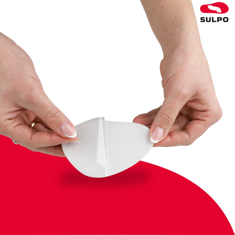 SULPO 4 pairs of ball pads for shoes that are too big - Fits in almost every shoe - Pads against foot pain and metatarsalgia - Silicone and velor metatarsal pad, toe liner - Heel insoles beige & black 4 pairs - NewNest Australia