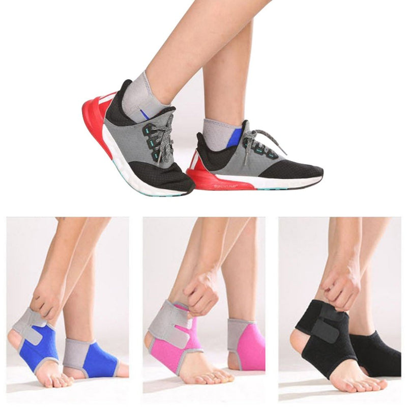 1 Pair Girls Boys Ankle Support Brace Compression Neoprene Ankle Strap Foot Wrap Protector for Strains Sprains Arthritis Ankle Tendon Pain Relief Recovery Exercises, Basketball,Ski, Cycling, Running Blue EU 30-35, recommend Kids UK 1-2.5 - NewNest Australia