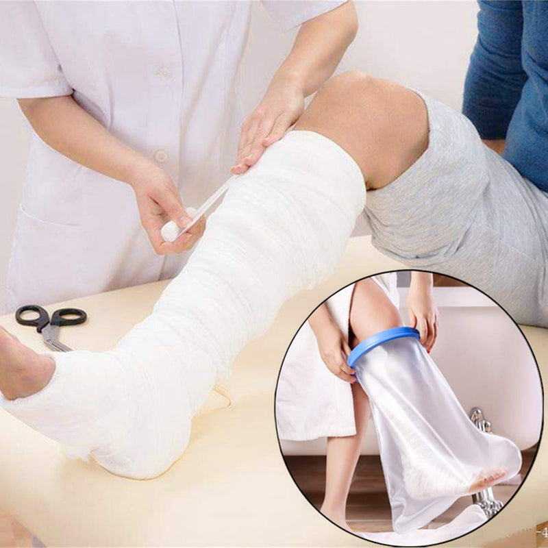 Waterproof Cast Cover For Shower, Cast And Bandage Protector For Bathing, Waterproof Plastic Protector, Reusable Seal For Broken Legs, Knee, Foot, Ankle, Wound - NewNest Australia