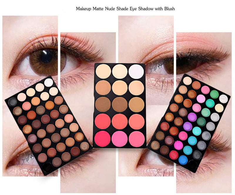 PhantomSky 95 Colours Professional Eyeshadow Makeup Contouring Kit - Perfect Palette for Professional and Daily Use - NewNest Australia