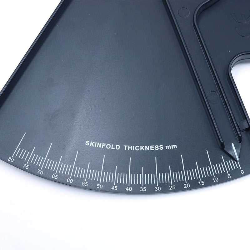 ANCLLO Precision Skinfold Caliper - Easy, Reliable Tool for Monitoring Body Fat - Quick Start Guide for Beginners, Detailed Booklet for Advanced Users - Measures up to 80mm in Skin Fold Thickness - NewNest Australia