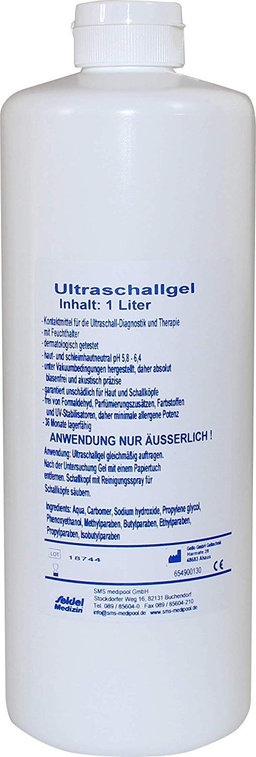 Ultrasound gel 12 x 1000 ml Sono-Gel - Ultrasound - Lubricant Seidel Medicine - NewNest Australia