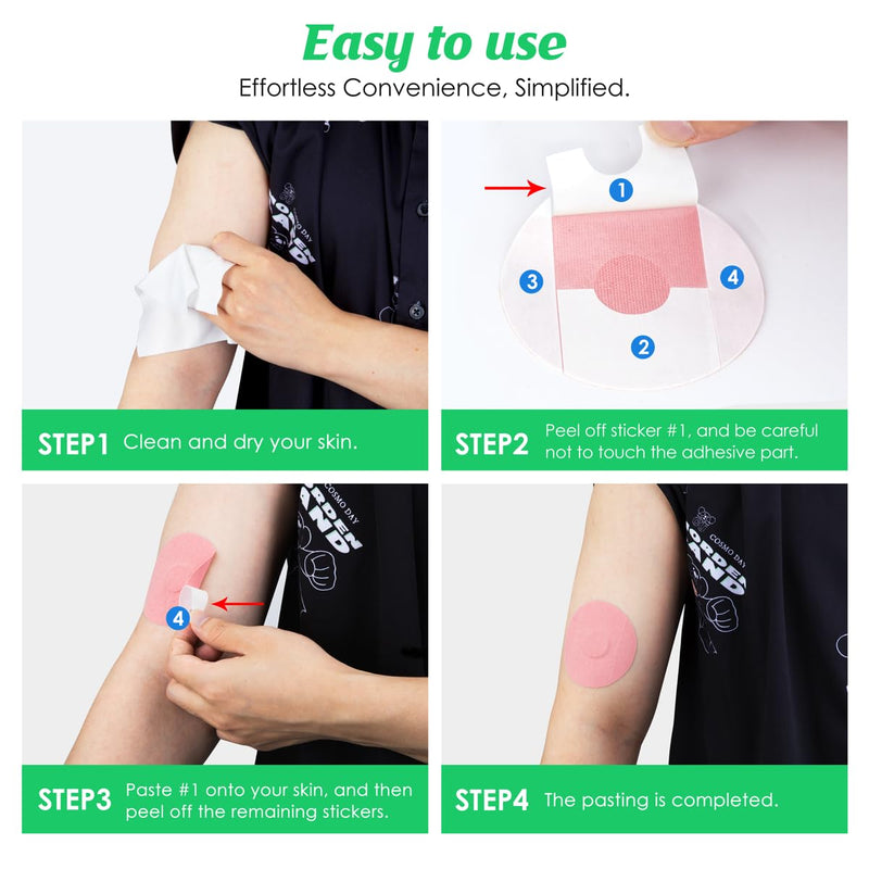 Pack Of 40 Freestyle Libre 3 Plasters, Waterproof, Libre 3 Sensor Stickers, Waterproof And Durable Plasters For Freestyle Libre 3, Thin Film Patch, Easy To Use By Youshares (Pack Of 40, Pink) - NewNest Australia