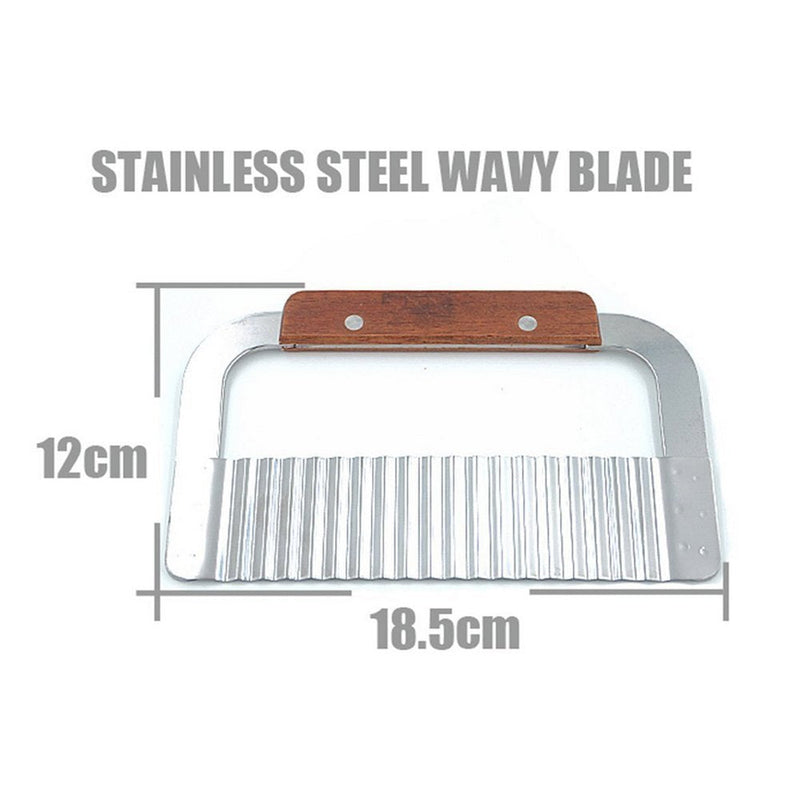 2pcs Stainless Steel Wavy & Straight Soap Mold Loaf Cake Cutter Cutting Tools set Silver - NewNest Australia