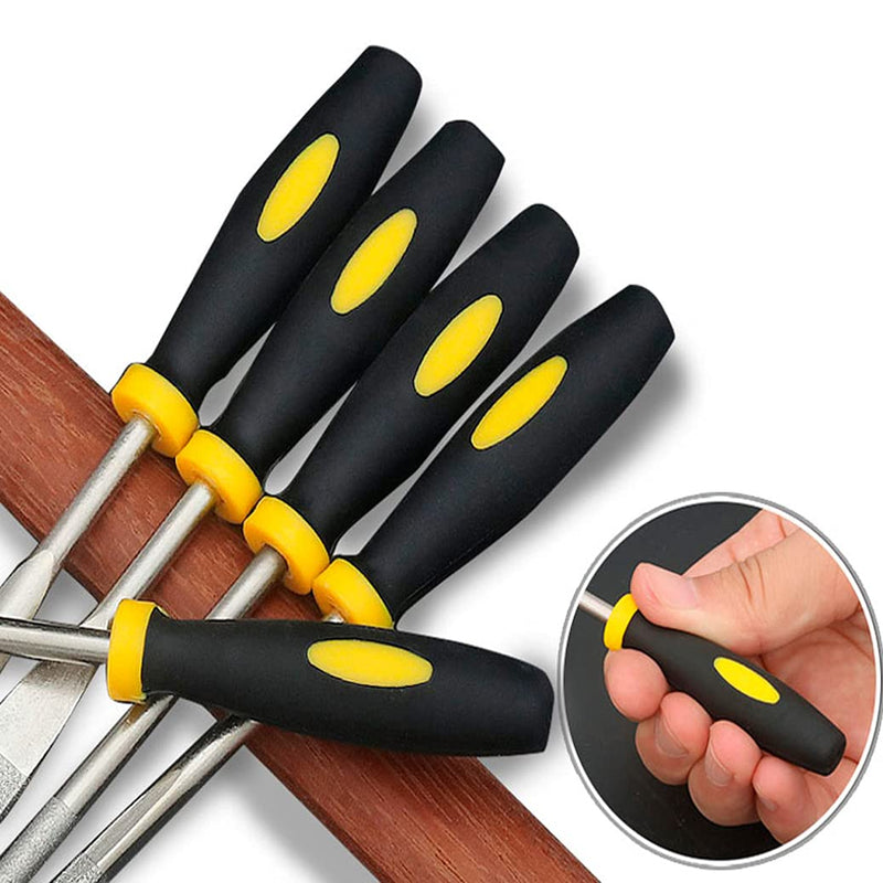 Luo ke 10 Pieces Mini Handheld Diamond Needle File Various Shape Raft Needle Rasper Metal Cutting Tool Glass Agate Jewelry Buffing Set(4X160mm) - NewNest Australia