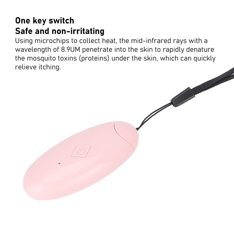 Insect bite Healer, Electronic Heat Pen Against itching from Insect Bites, antipruritic Device Mosquito Bites for The Treatment of Insect Bites and Bites, Without Chemical substances(Pink) Pink - NewNest Australia