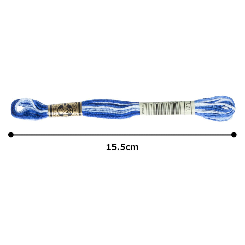 DMC 6-Strand Embroidery Cotton Floss, Variegated Delft Blue - NewNest Australia
