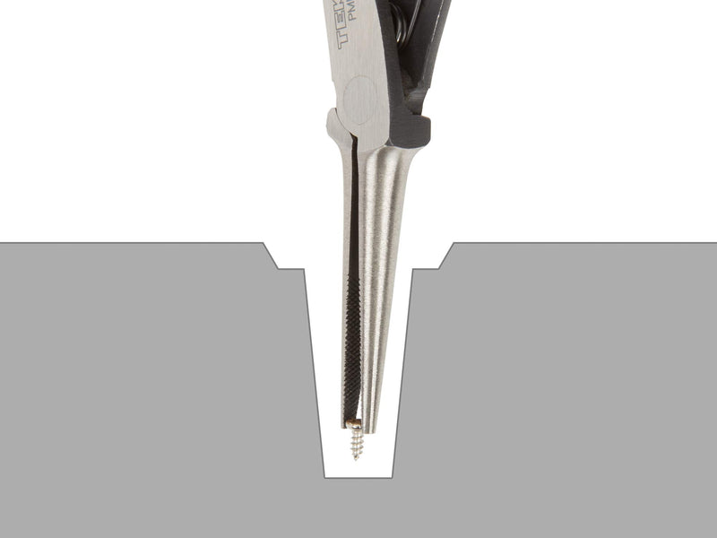 TEKTON Mini Needle Nose Pliers (Serrated Jaw) | PMN01001 Serrated Jaw - NewNest Australia