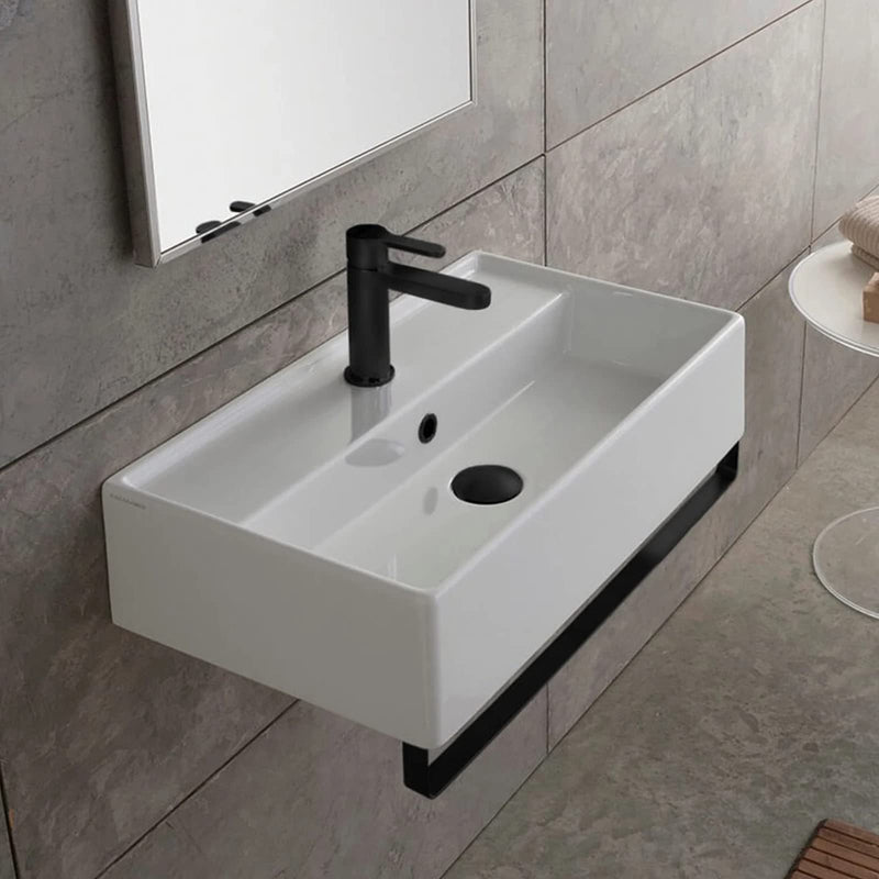 ESFORT Bathroom Sink Drain Stopper with Strainer Basket, Pop Up Drain Stopper with Overflow Anti-clogging, Matte Black - NewNest Australia