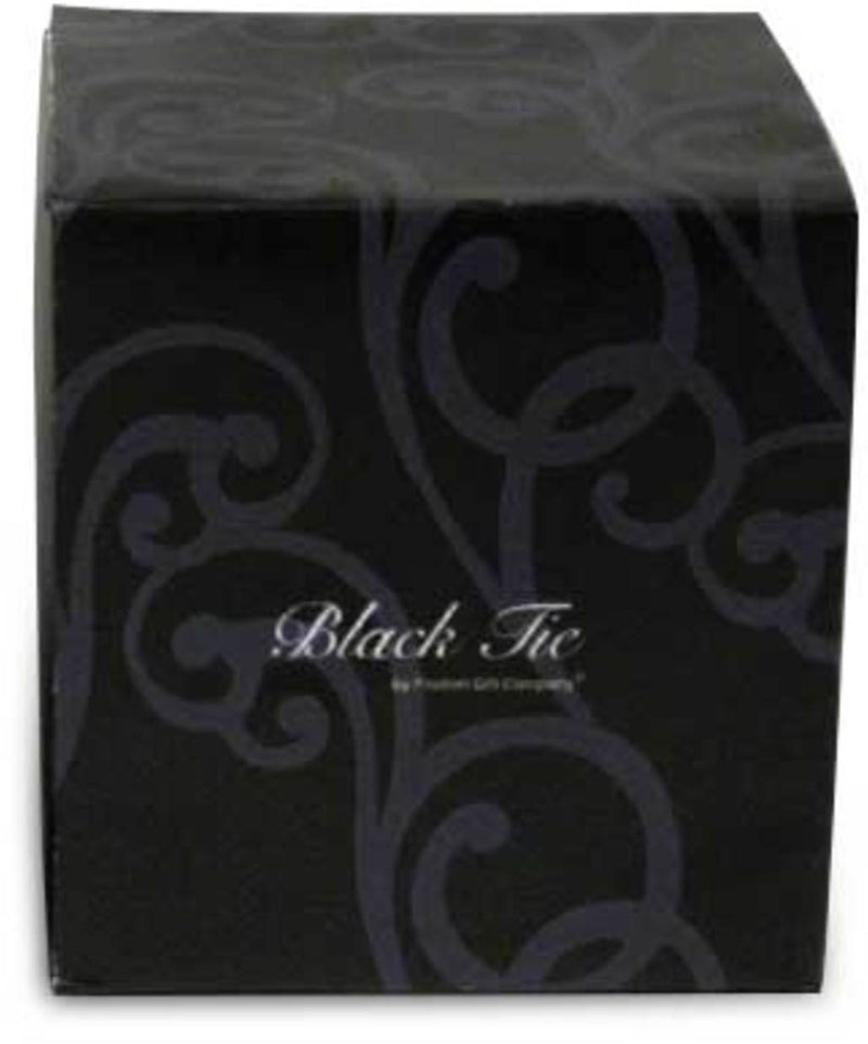 NewNest Australia - Black Tie by Pavilion Gift Crackled Glass Candle Holder, Monogrammed Letter K, 3-1/2-Inch 