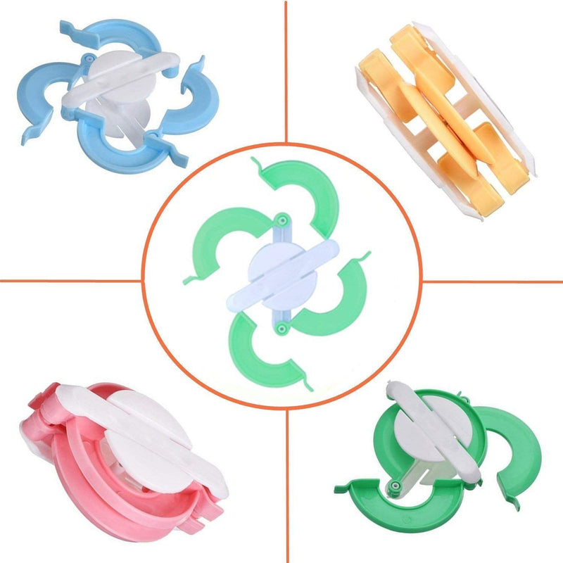 Yarn Winder by RRigo - Easy to Set Up and Use - Hand Operated Yarn Ball Winder 3.5 Ounce Capacity +1 Set 4 Size Pompom Maker +10 PCS Knitting Stitch Markers + 10 PCS Plastic Needles + 1 PCS Scissors - NewNest Australia