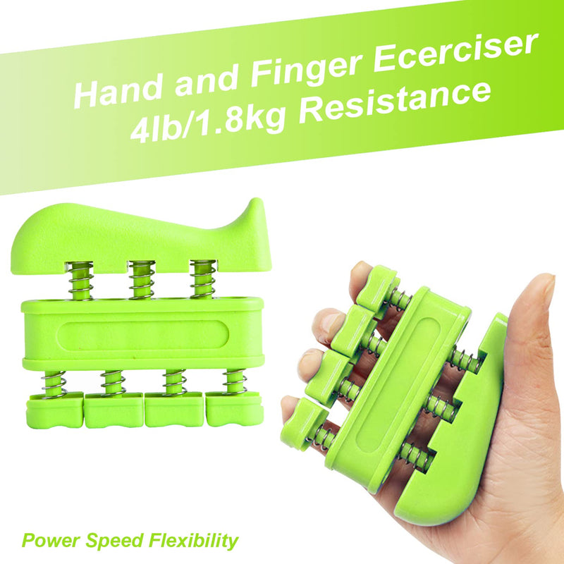 Hand Exerciser Grip Strengthener,3 Resistance Levels,Finger Exerciser,Stress Relief Ball, Hand Grip Strength, Hexagonal massage ball for Guitar Player Rock Climbing,Athletes and Musicians -10 Pack 10 Packs - NewNest Australia