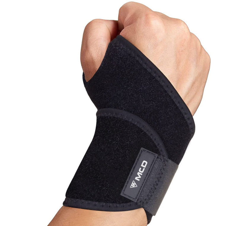 MCD Wrist Supports Pack of 2 Comfortable, Lightweight, Hand & Wrist Braces Adjustable Wrist Compression Support Fit for Both Left & Right Hand Wrist Support for Fitness, Gymnastics & Relief 2 Pack - NewNest Australia
