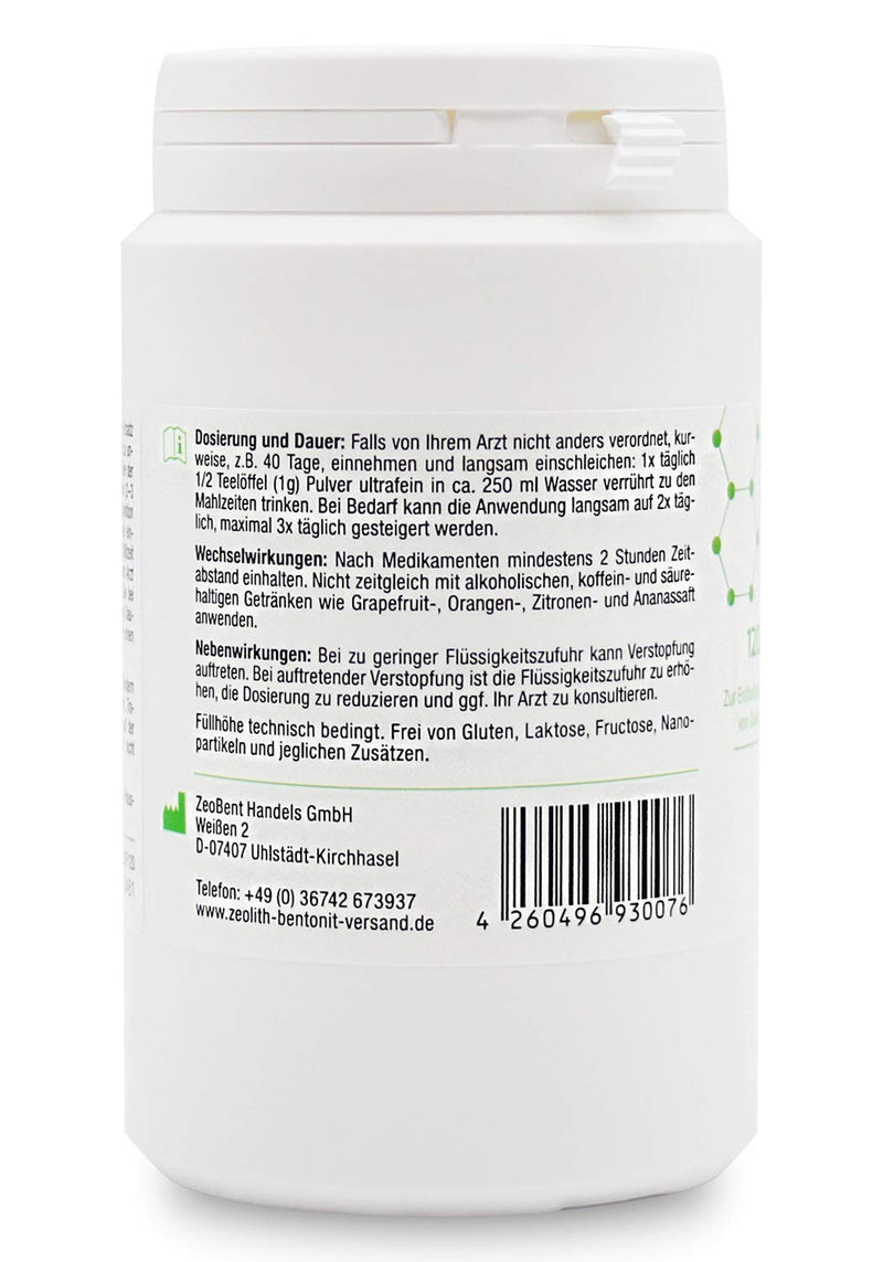 Zeolite MED ultra-fine 9µm, 120g premium powder, for binding pollutants, laboratory analyzed, recommended by experts, 100% pure zeolite clinoptilolite, volcanic minerals 120g (pack of 1) - NewNest Australia