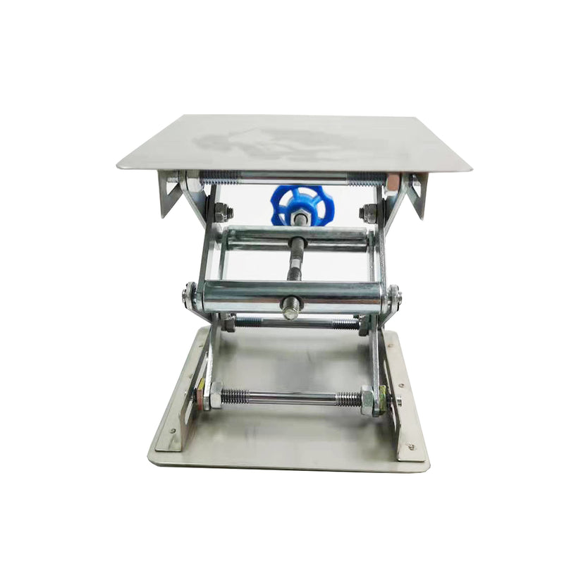 HFS(R) 4" x 4" 100mm Stainless Steel Lab Jack Scissor Stand Platform 3kg/6.6lbs Load Bearing 3kg/6.6lbs 4x4x5.9" - NewNest Australia