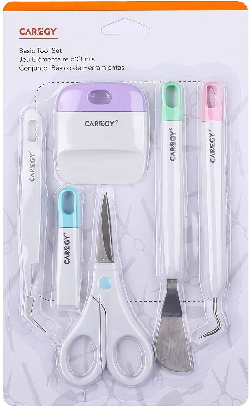 CAREGY Craft Vinyl Weeding Tools Set, Precision Craft Vinyl Tools Kit, Weeding Kits for Cricut/Silhouette/Siser/Oracal 631 651 751 Vinyl - NewNest Australia