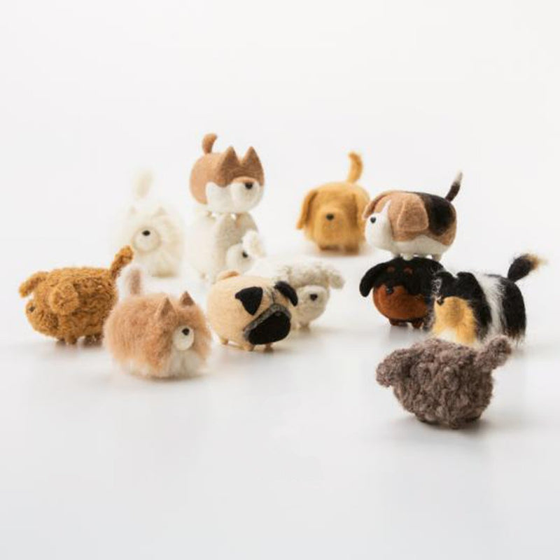 Truslin - DIY Needle Felting Kit with Gift Box Faceless Dog - Akita - NewNest Australia