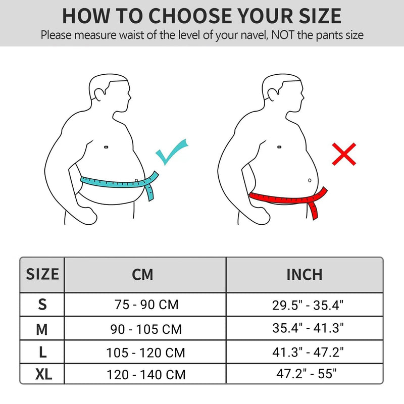 ABYON Back Support Belt for Men and Women, Air Mesh Adjustable and Breathable Lower Back Support Belt for Waist Pain Relief, Work, Sciatica, Scoliosis (Size L: 41.3"-47.2") - NewNest Australia