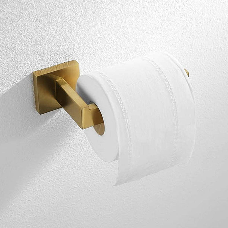 WINCASE Gold Toilet Paper Holder, Brushed Tissue Paper Holder, Brushed Champagne Roll Paper Holder SUS304 Stainless Steel Wall Mounted Bath - NewNest Australia