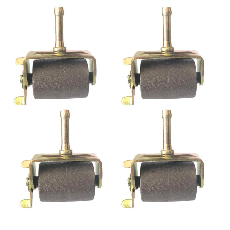 Metal Stem Heavy Duty Bed Frame Wheels Casters Rollers with Socket Sleeve Insters, Set of 4 Locking - NewNest Australia