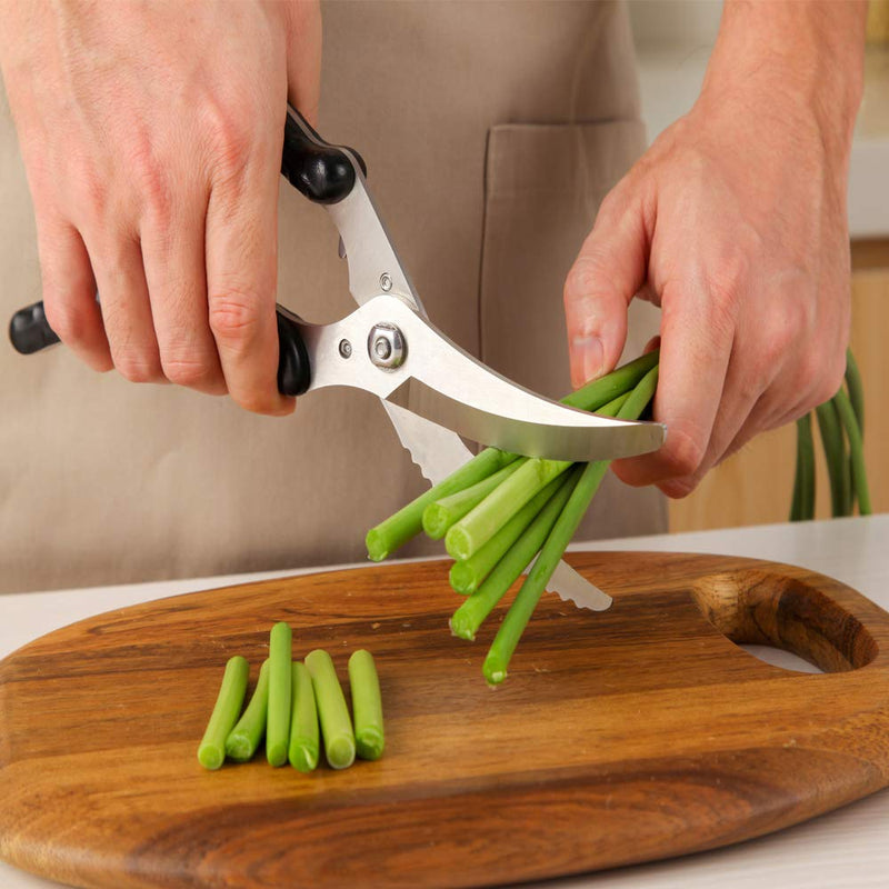 Kitchen Chicken Bone Shears, Stainless Steel Kitchen Scissors, Sharp Poultry Shears, Poultry Scissors with Non Slip Handle, for Cutting Chicken, Bone, Fish, Meat, Vegetable - NewNest Australia