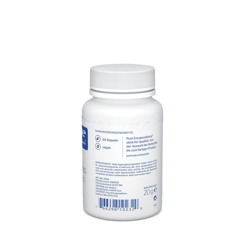 Pure Encapsulations - Reduced Glutathione - 60 vegan capsules - NewNest Australia