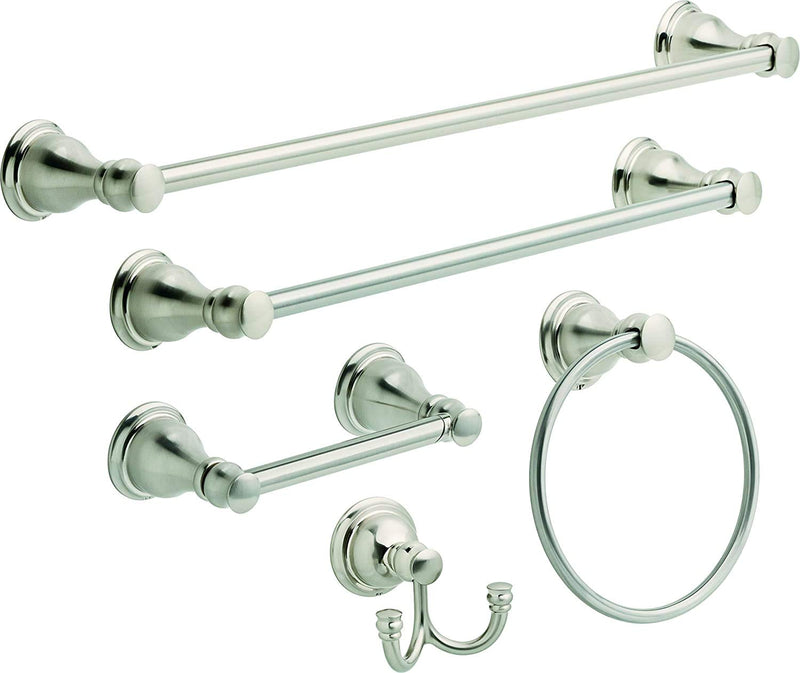 Delta Faucet AUB46-SN Aubrey Towel Ring, Satin Nickel - NewNest Australia