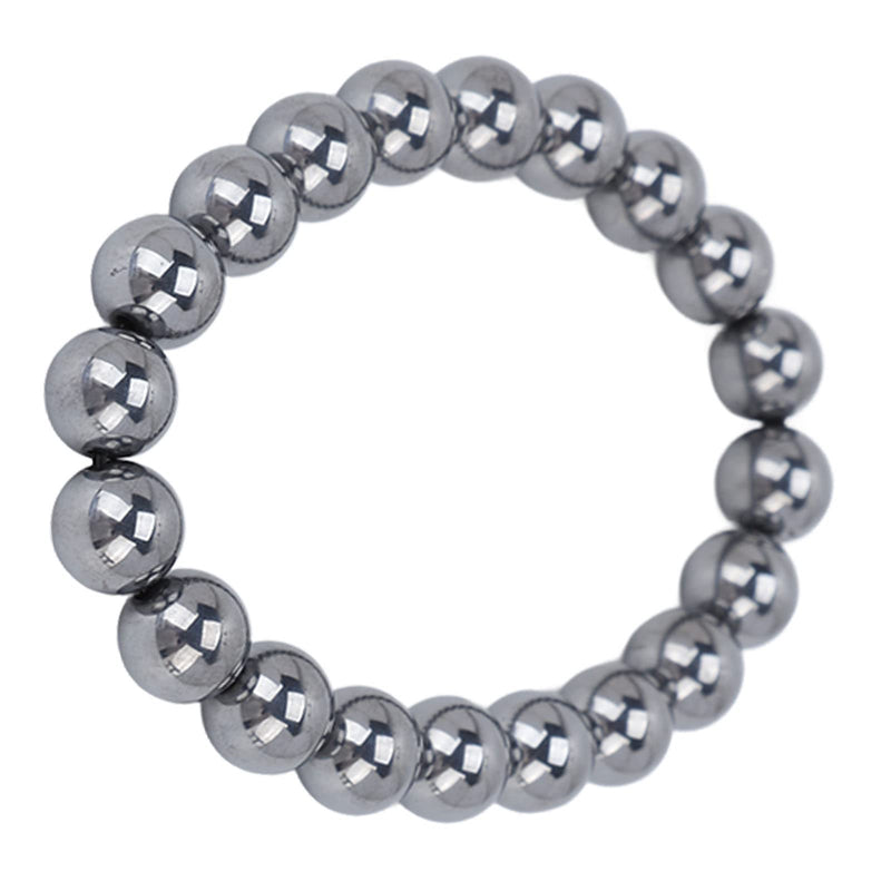 Natural Terahertz Bracelet Terahertz Stone Bracelet Powerful Beads Fashion Fatigue Therapy Natural Energy Stone Bracelet Terahertz Beads Bracelet Pain Relief for Men and Women - NewNest Australia