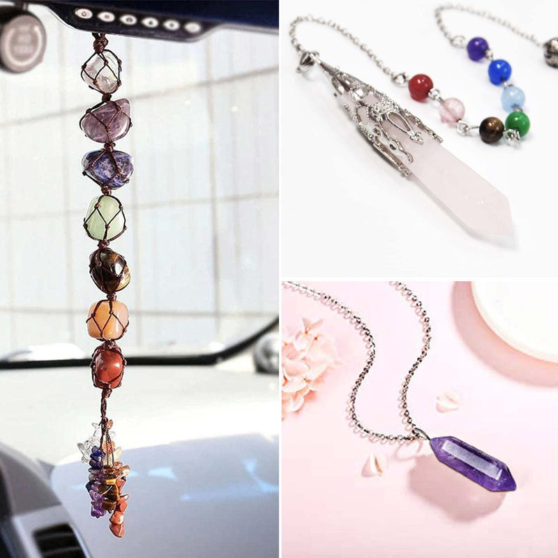 Chakra Stone Healing Crystals Set in Box, Natural Reiki Healing Crystal Points Gemstone Wand Set for Meditation Crystal Therapy Anxiety Relief Balancing Yoga Crystals and Gemstones for beginner(14pcs) - NewNest Australia