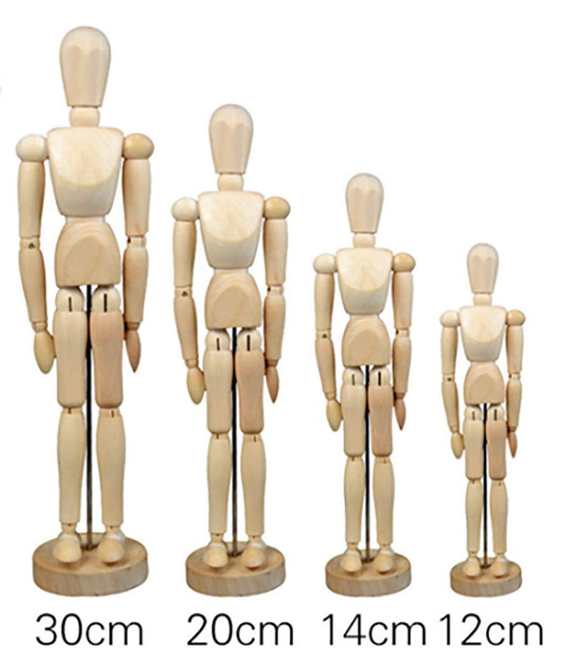 Artist Wooden Manikin Mannequin Sketching Lay Figure Drawing Model Aid Human Figure Artist Draw Painting Model Mannequin Jointed Doll for Art Drawing Human Figure 4.5 inch - NewNest Australia