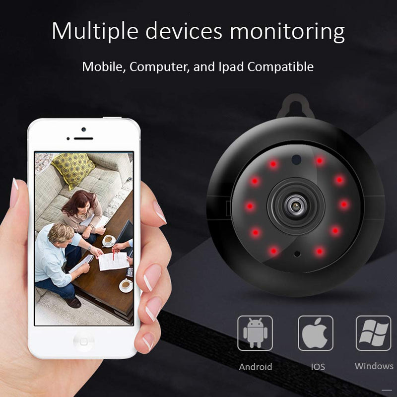 WiFi Wireless Home Security HD Video Camera/Dome Camera/Night Vision/Home IP Camera/Motion Detection/Security Surveillance System/Mini Size, iOS/Android App - Cloud Service Available - NewNest Australia