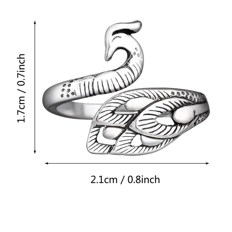 MIKIMIQI 2 Pack Adjustable Knitting Loop Crochet Loop Yarn Guide Finger Holder Ring Knitting Accessories Peacock Open Finger Ring Adjustable Braided Ring for Faster Knitting, 2 Styles - NewNest Australia