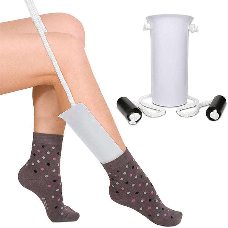 Sock Aid for Putting Socks On and Off, Flexible Sock aid Tool Sock Helper Puller Aid Adjustable Socks Pulling Assist Device for Men, Women, Elderly, Disabled, Pregnant, Handicapped, Diabetics - NewNest Australia